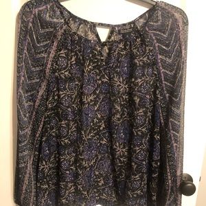 Lucky Brand Floral Top